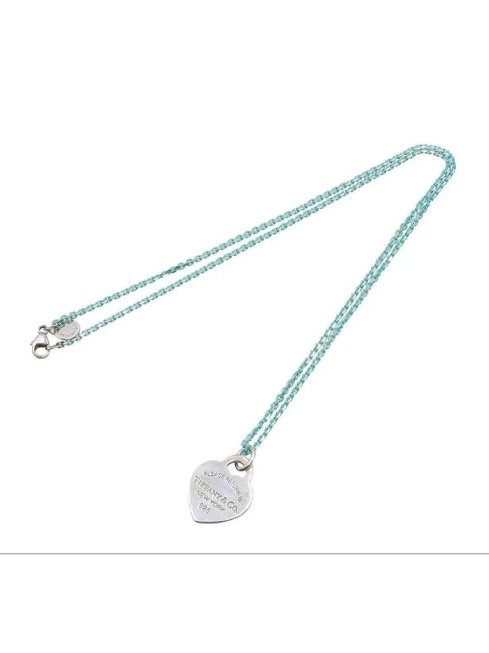 Tiffany & Co Enamel Return to Tiffany Heart Necklace